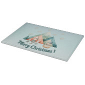 Schattigee kerst decoratieve snijplank (Hoek)