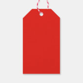 Schattigee Kerst Donut Hart Cadeaulabel (Achterkant)