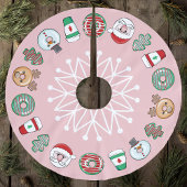 Schattigee kerst Donuts & Coffee I Snowflake I Pin Kerstboom Rok