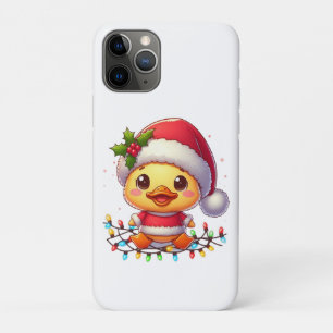 Schattigee Kerst Eend Cartoon Santa-68362 Case-Mate iPhone Case