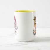 Schattigee Kerst Eend Cartoon Santa-68362 Mok (Midden)