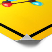 Schattigee Kerst Eend Cartoon Santa-68362 Poster (Hoek)