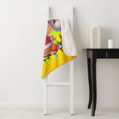 Schattigee Kerst Eend Cartoon Santa-68362 Sherpa Deken (In situ)