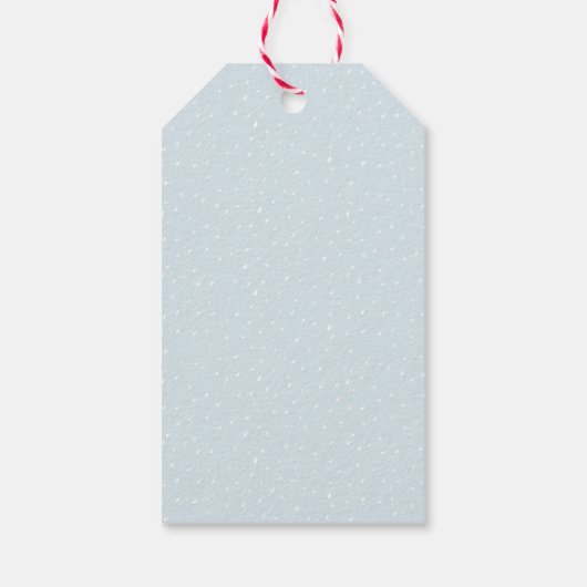 Schattigee Kerst Elf cadeau labels Cadeaulabel (Achterkant)
