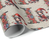 Schattigee Kerst Elf Feestbrief I Cadeaupapier (Rol Hoek)