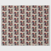 Schattigee Kerst Elf Feestbrief J Cadeaupapier (Vlak)