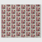 Schattigee Kerst Elf Feestbrief L Cadeaupapier (Vlak)