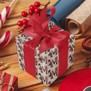 Schattigee Kerst Elf Feestbrief M Cadeaupapier