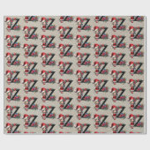 Schattigee Kerst Elf Feestbrief Z Cadeaupapier (Vlak)