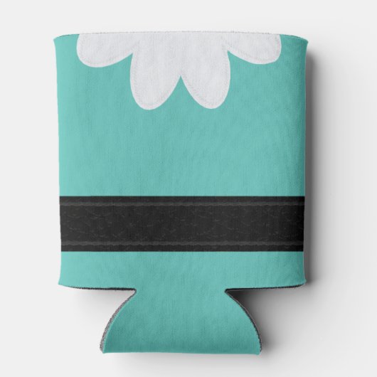 Schattigee Kerst Elf Kostuum Blauwgroen Koelbox Blikjeskoeler (Achterkant)