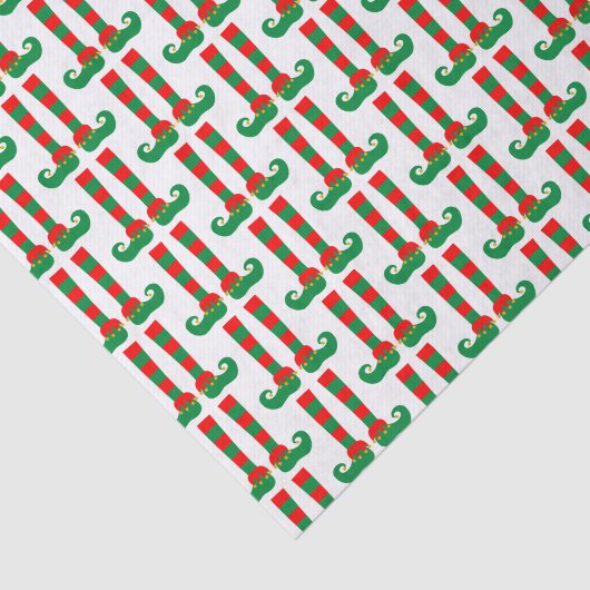 Schattigee Kerst elf leggings cadeauvuller Tissuepapier (Detail)