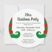 Schattigee Kerst Elf Vakantie feest Kaart (Achterkant)