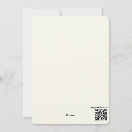 Schattigee Kerst Flat Vakantie Kaart (Achterkant)