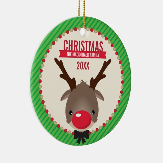 SCHATTIGEE KERST FOTO ORNAMENT :: rendier rudolf (Rechts)