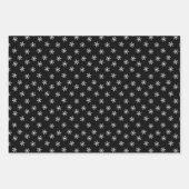 Schattigee Kerst Gingerbread Cookies Sneeuwvlokken Inpakpapier Vel (Voorkant 3)