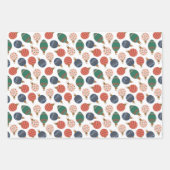 Schattigee Kerst Gingerbread & Ornamenten Patroon Inpakpapier Vel (Voorkant 2)