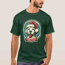 Schattigee Kerst Hond T-shirt