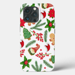Schattigee kerst illustratiepatroon Hoesje