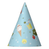 Schattigee kerst in juli BBQ Party Pet Feesthoedjes (Links)