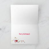 Schattigee Kerst Kaart (Geit Kind) -  (Binnen)