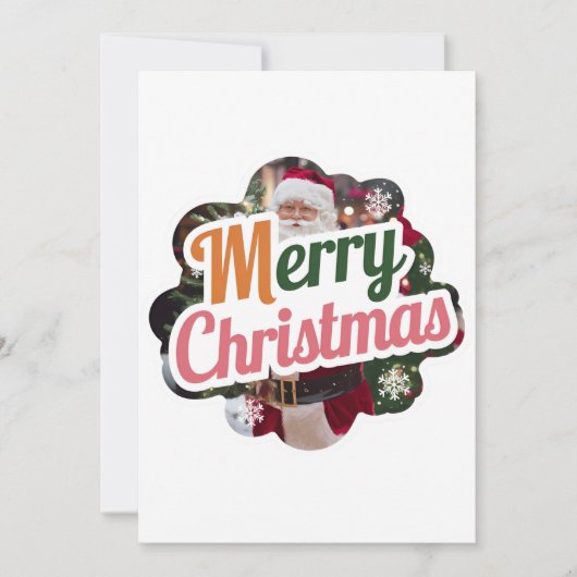 Schattigee kerst Kaarten: Schattig nieuw model Feestdagenkaart (Voorkant)