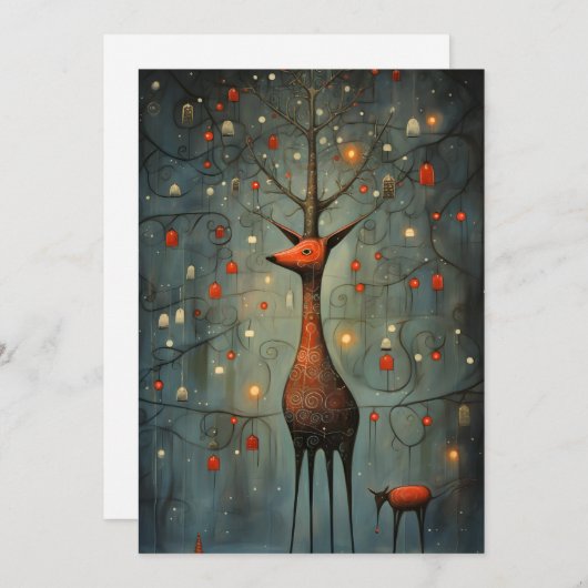 Schattigee Kerst Kaarten - Unieke Kerst Kaarten (Voorkant / Achterkant)