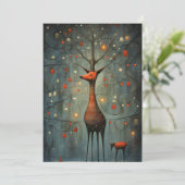 Schattigee Kerst Kaarten - Unieke Kerst Kaarten (Staand voorkant)