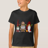 Schattigee kerst kabouters luipaard kwadraat t-shirt (Voorkant)