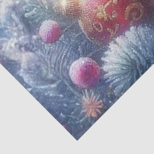 Schattigee Kerst Kat Craft Decoupage Tissuepapier (Detail)