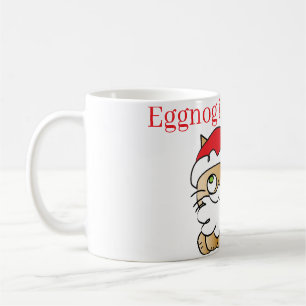 Schattigee kerst kat eierpunch koffiemok