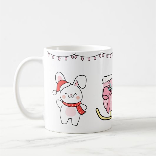 Schattigee Kerst Keramische Mok -  (Links)