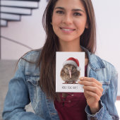 Schattigee kerst kiwi, op maat briefkaart