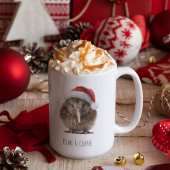 Schattigee kerst kiwi, op maat koffiemok