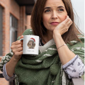 Schattigee kerst kiwi, op maat koffiemok