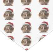 Schattigee kerst kiwi, op maat korte tafelloper (Hoek)