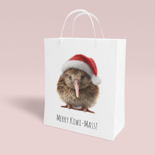 Schattigee kerst kiwi, op maat medium cadeauzakje