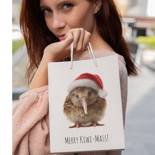 Schattigee kerst kiwi, op maat medium cadeauzakje