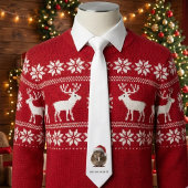 Schattigee kerst kiwi, op maat stropdas