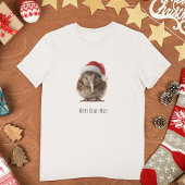 Schattigee kerst kiwi, op maat t-shirt