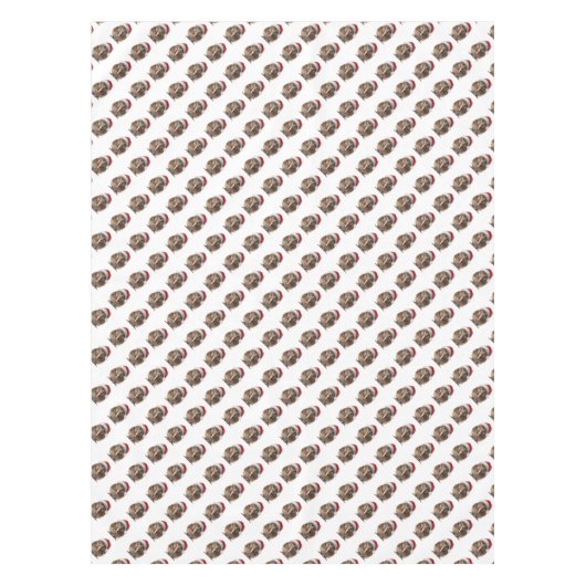 Schattigee kerst kiwi, op maat tafelkleed (Voorkant)