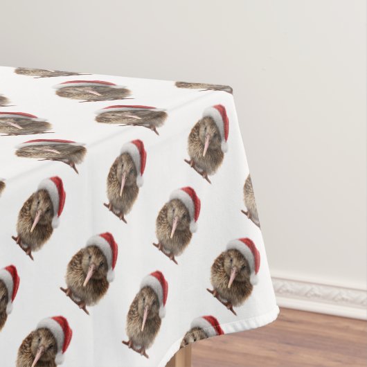 Schattigee kerst kiwi, op maat tafelkleed (Voorbeeld)