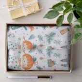 Schattigee kerst kleine meisje patroon tissuepapier (Geschenk)