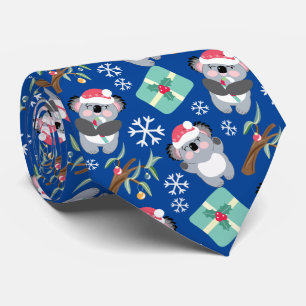 Schattigee kerst Koala Stropdas
