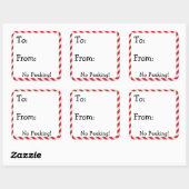 Schattigee Kerst Label Stickers (Vel)