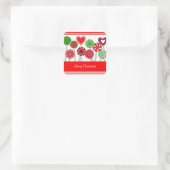 Schattigee Kerst Lollipops Sticker (Tas)