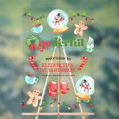 Schattigee Kerst Meest Mooie Eerste Verjaardag Acryl Bord (Neutraal)