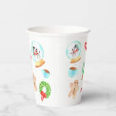 Schattigee Kerst Meest Mooie Eerste Verjaardag Papieren Bekers (Rechts)