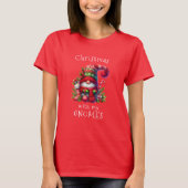 Schattigee kerst met mijn kabouters vakantie t-shirt (Voorkant)