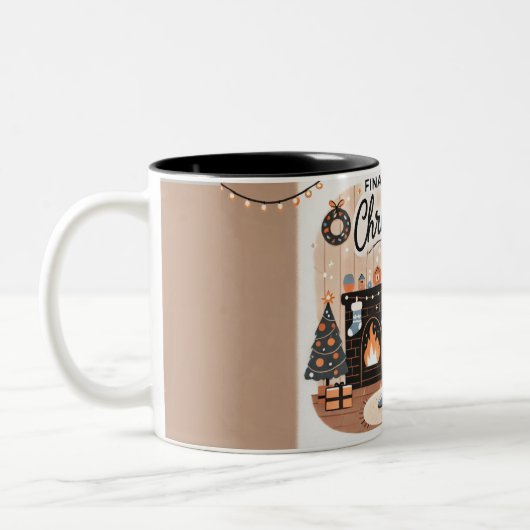 Schattigee kerst Mok – Chill Vibes Design (Links)