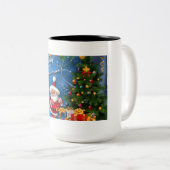 Schattigee kerst Mok voor winterschepen (Voorkant rechts)